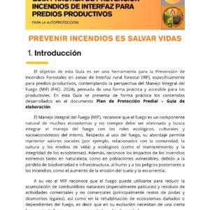 Guía Práctica de Prevención de Incendios de Interfaz para Predios Productivos